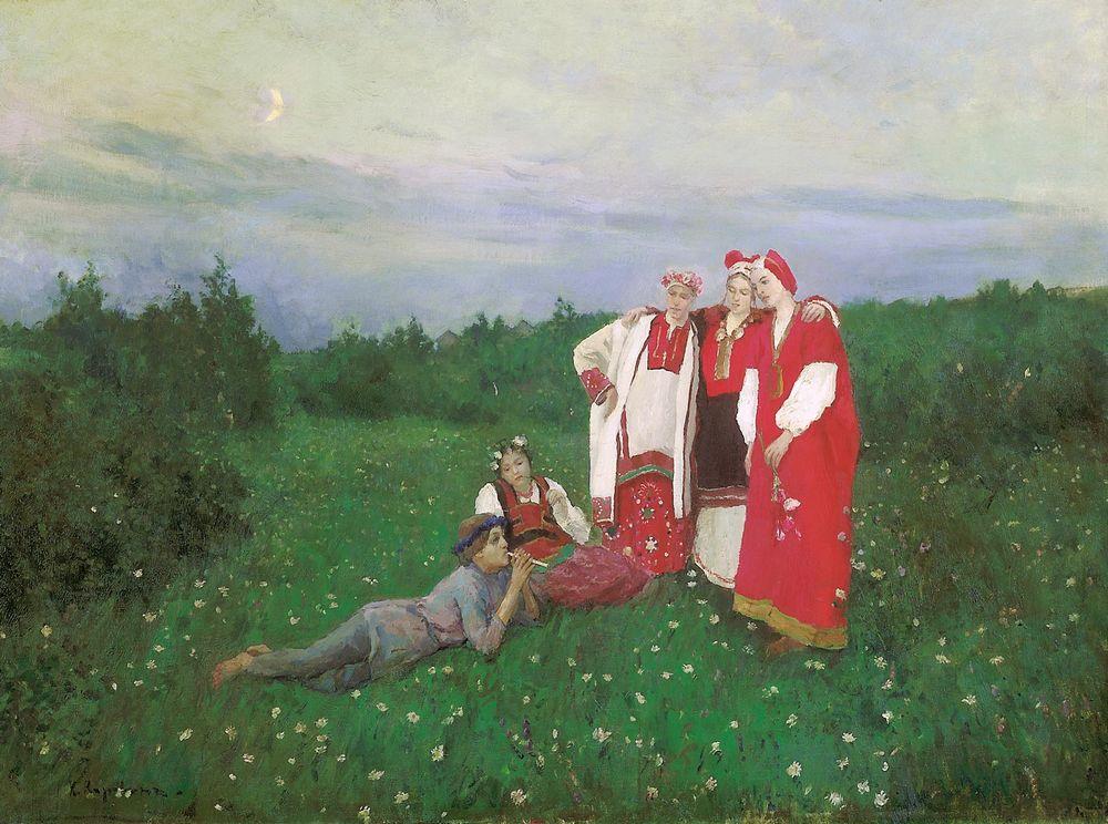 К.А. Коровин. Русский импрессионизм, «Северная идиллия», 1886 год