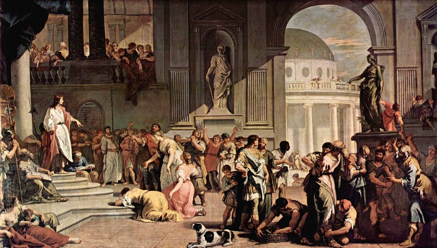 «Сусанна перед судом и пророк Даниил», Себастьяно Риччи, 1725-1726 