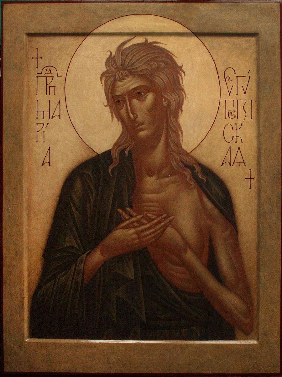 Мария Египетская. Современная икона