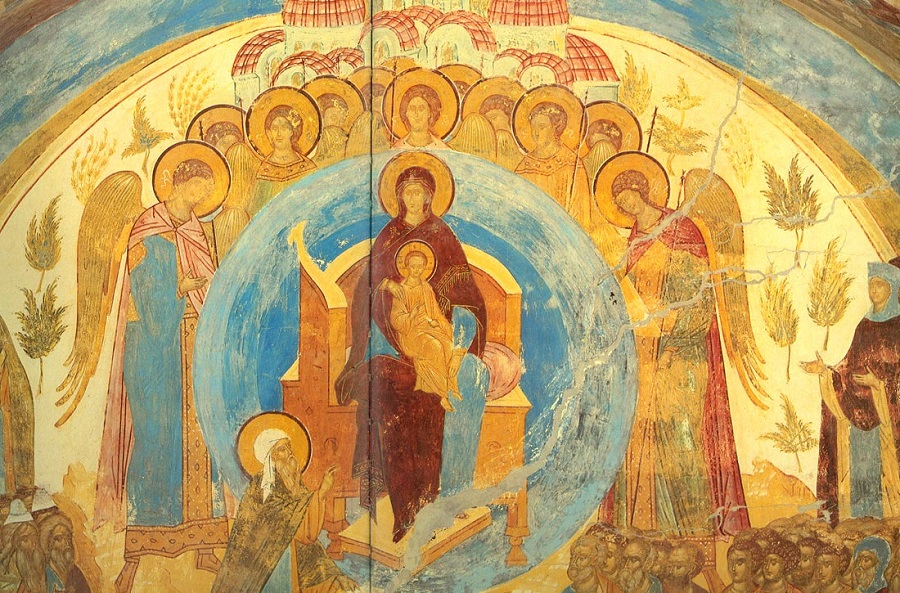 Фрески в Соборе Рождества Богородицы Ферапонтова монастыря