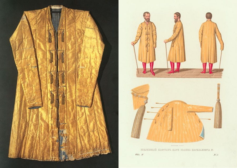Стеганая мужская одежда XVII века — ферязь