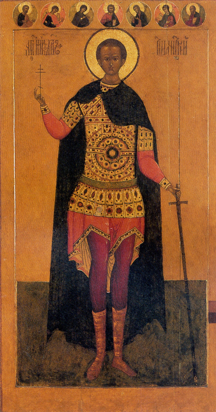 Великомученик Димитрий Солунский. Первая четверть XVII века. Дерево, темпера