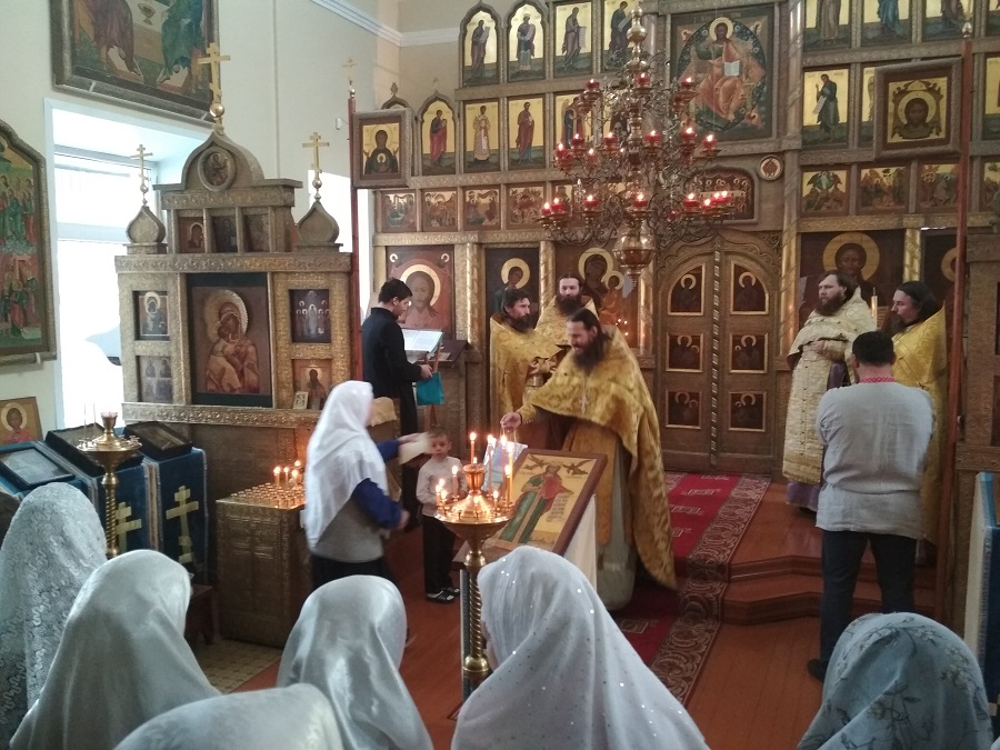 День святой вмч. Екатерины в храме Рождества Христова г. Екатеринбурга