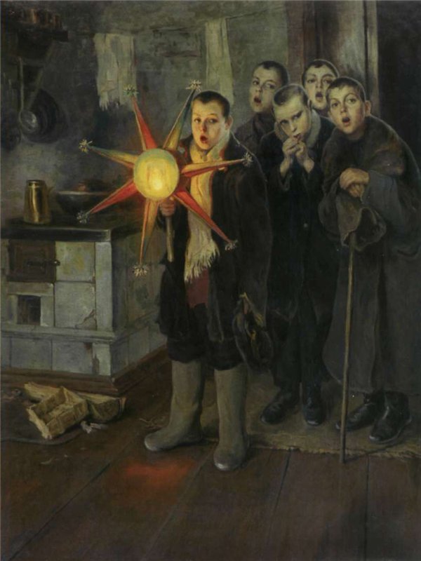 Н. Пимоненко. Колядки, 1880-е гг.