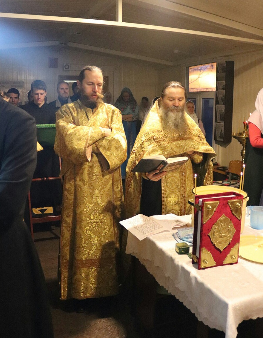 Освящение временной моленной Тверской старообрядческой общины
