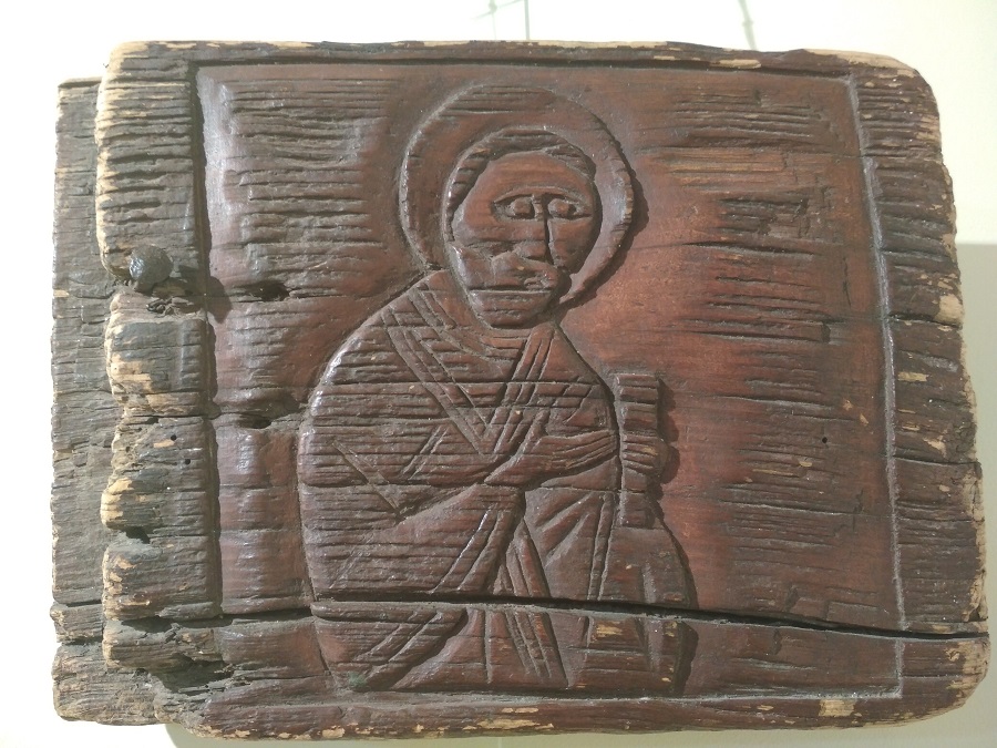 Апостол Петр. Фрагмент тяблового иконостаса. Русский Север