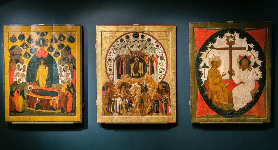 Иконы из иконостаса Успенского собора Свияжска