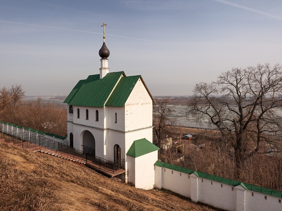 Территория Спасо-Преображенского монастыря в городе Муроме
