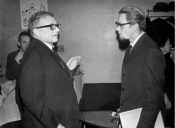 C Дмитрием Шостаковичем и Моисеем Вайнбергом. Фото из личного архива Анастасии Буцко