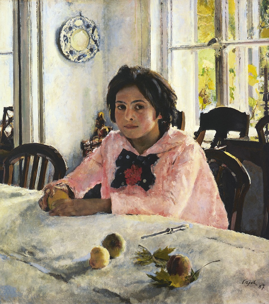 Валентин Серов. Девочка с персиками, 1887 г.