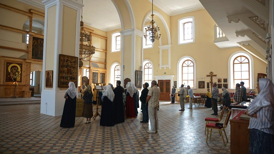 4 августа священники и прихожане собрались на молебен Казанской иконе Божией Матери