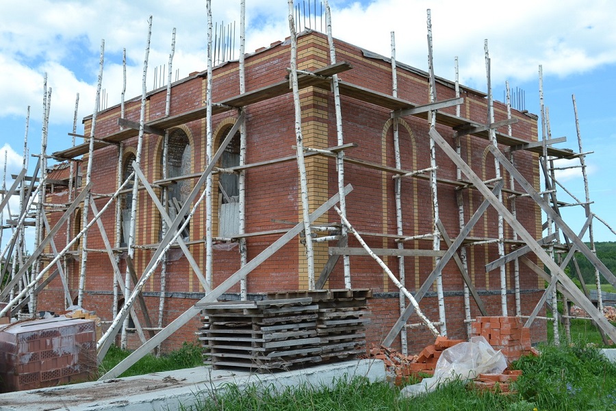 Строительство старообрядческого Поморского храма в поселке Александровские Выселки