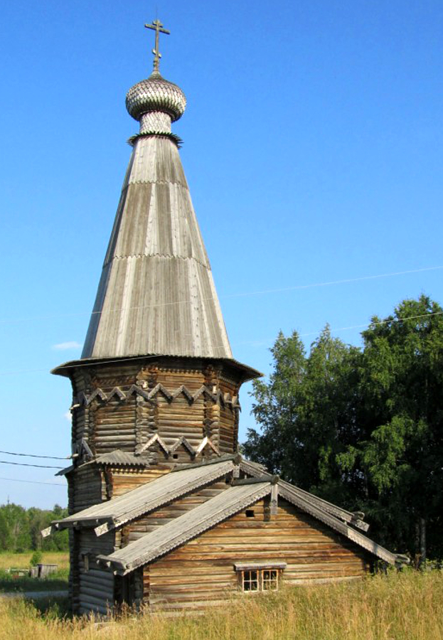 Церковь Александра Свирского 1770 года в селе Космозере