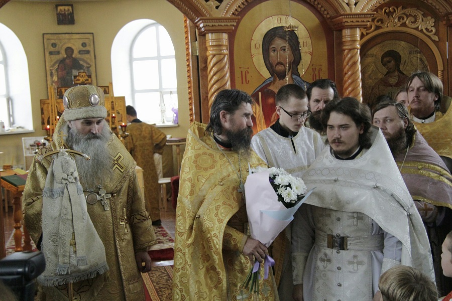 Поздравление молодого священника Артемия Казымова