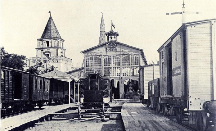 Железнодорожный отдел Политехнической выставки в Москве, 1872 год