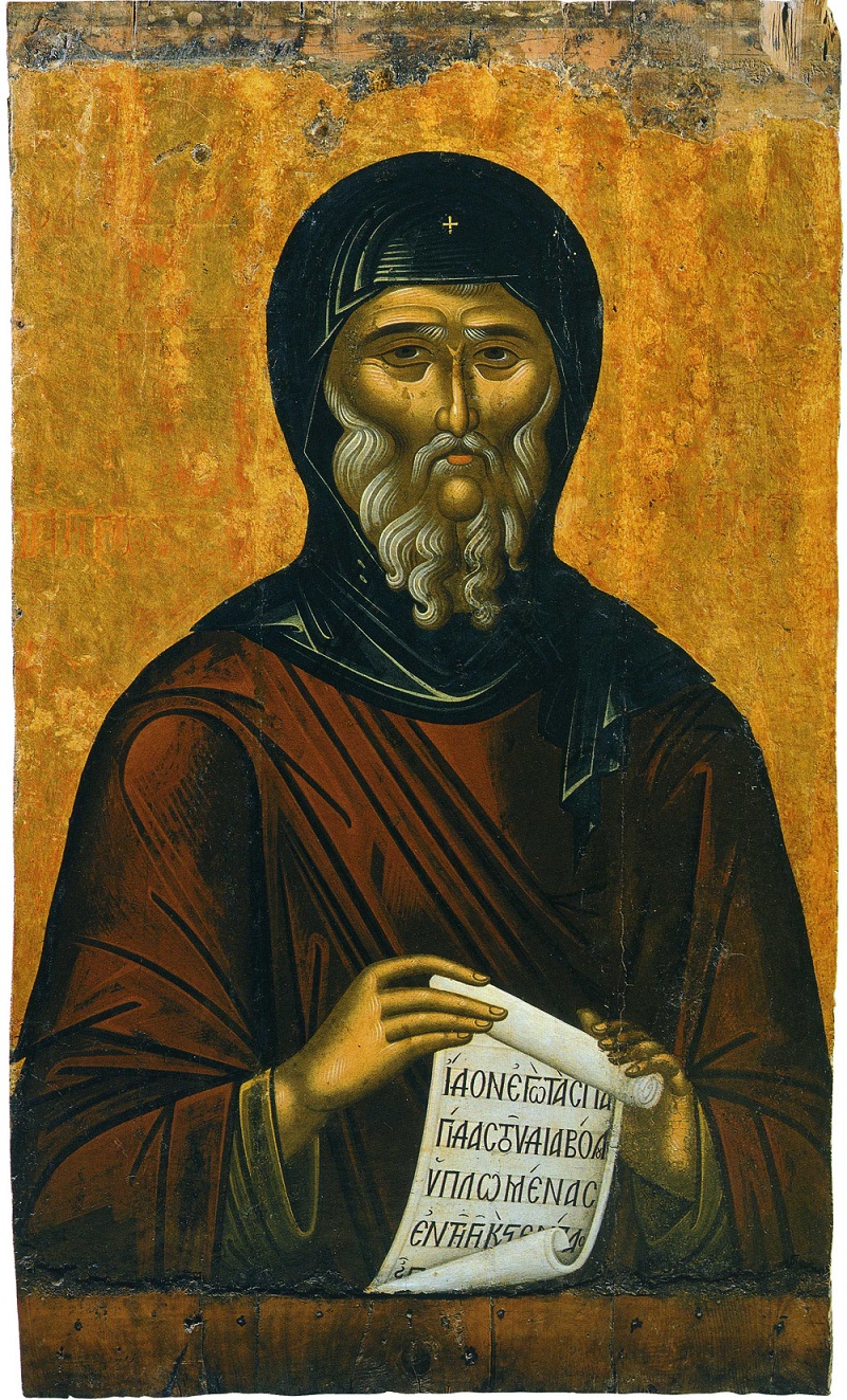 Преподобный Антоний Великий. Крит, вторая половина XVI века. Москва, ГИМ