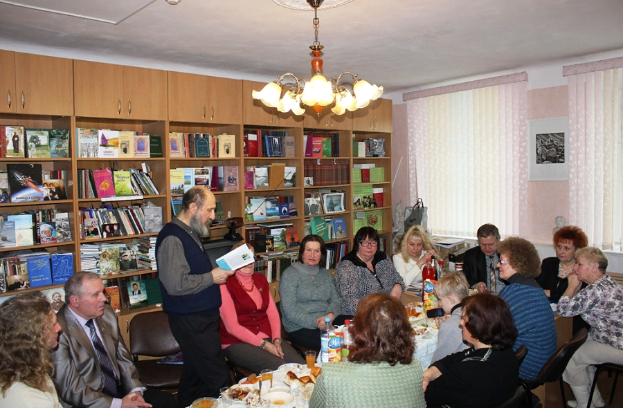 В Смоленской областной организации Союза писателей России. Февраль 2015 года