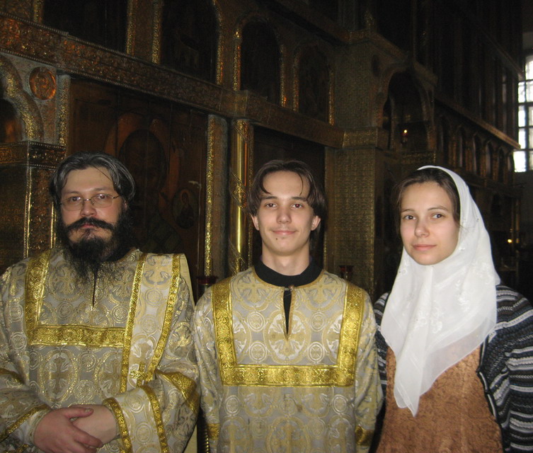 Чебоксарские старообрядцы в Казани: диакон Валерий, чтец Павел, девица Анна